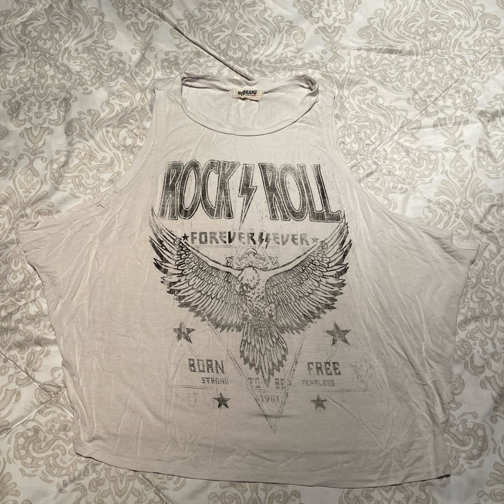 No Brand Rock n Roll tank top
